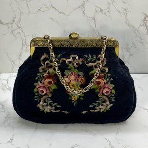 Rare Costanza Rota Needlepoint Handbag